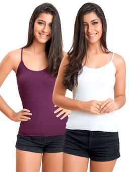 Juliet - Women's Camisole Pack Of 2 JSC -831 - Multi-Color