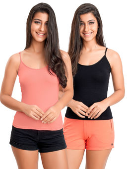 Juliet - Women's Camisole Pack Of 2 JSC -831 - Multi-Color