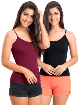Juliet - Women's Camisole Pack Of 2 JSC -831 - Multi-Color