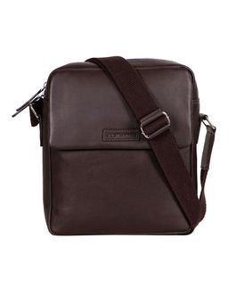 Justanned - Mens Contrast Stripe Mens Leather Bag