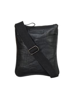 Justanned - Mens Brown Leather Sling Bag