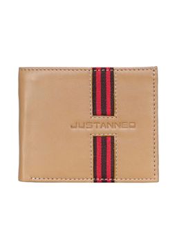 Justanned - Top Zip Pocket Mens Leather Wallet