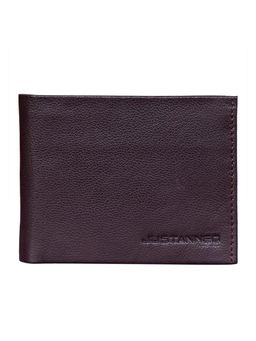 Justanned - Mens Leather Brand Embossed Surface Wallet