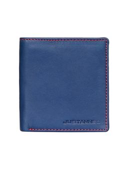 Justanned - Mens Leather Chrome Wallet