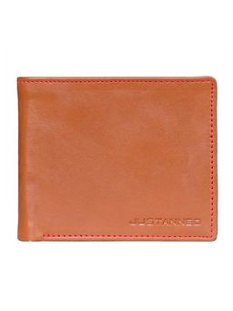 Justanned - Mens Leather Brown and Tan Wallet
