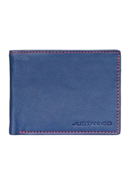 Justanned - Mens Leather Classic Brown Bi-Fold Wallet