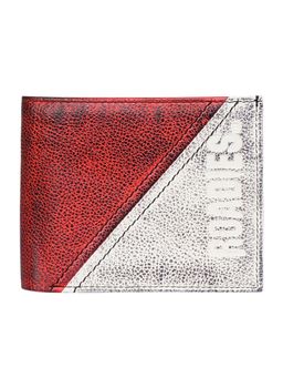 Justanned - Grey and Red Treated Mens Wallet