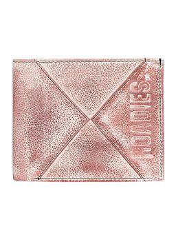 Justanned - Beige Treated Double Stitched Mens Wallet