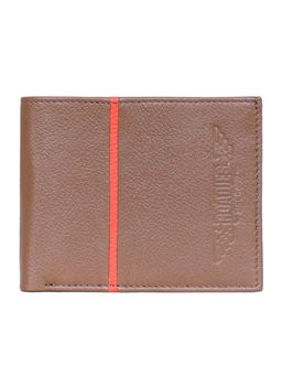 Justanned - Oxidized Red Mens Leather Wallet