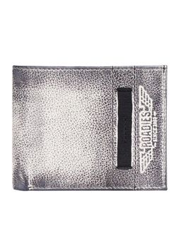 Justanned - Embossed Mens Bifold Leather Wallet