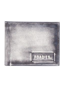 Justanned - Elephant Pattern Mens Leather Bifold Wallet