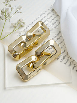 Joker and Witch - Posh Gold Link Earrings