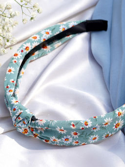 Joker and Witch - Full Bloom Turquoise Knot Headband