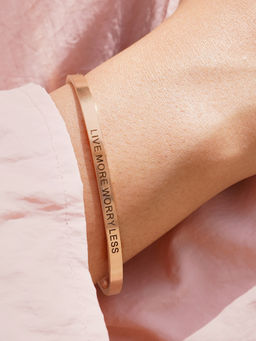 Joker and Witch - Live More, Worry Less Rose Gold Mantra Band