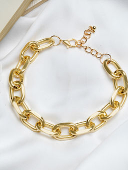 Joker and Witch - Too Good Gold Chain Link Anklet