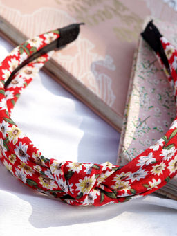 Joker and Witch - Full Bloom Red Knot Headband