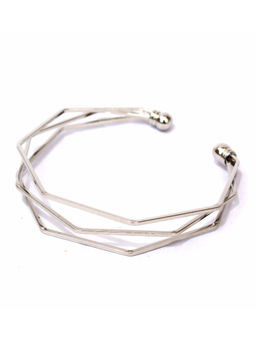 Joker and Witch - Hexagon Silver Bracelet