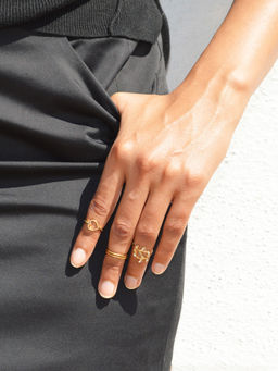 Joker and Witch - Heart Midi Ring (Pack of 4)