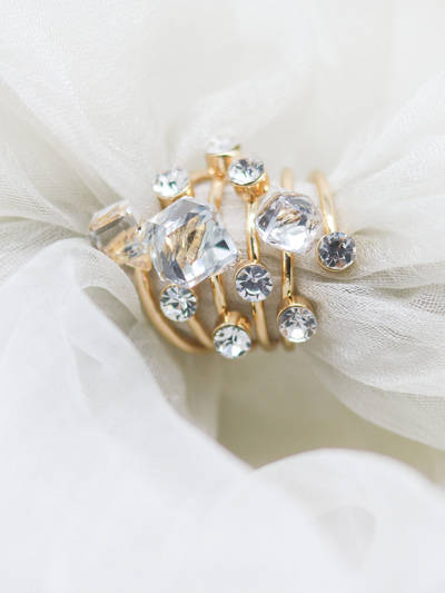 Sprinkle White Ring