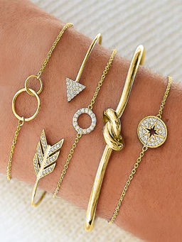 Joker and Witch - Nomadic Gold Bracelet (Pack of 5)