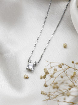 Joker and Witch - Joker & Witch Elegant Rhinestone Charm Silver Pendant For Women