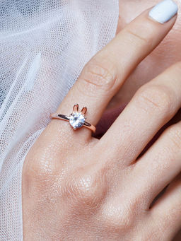 Joker and Witch - Bunny Hop Rose Gold Ring