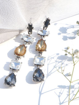 Joker and Witch - Lucent Multi-Color Crystal Drop Earrings