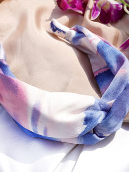 Joker and Witch - Pastel Pop Pink Blue Knot Headband