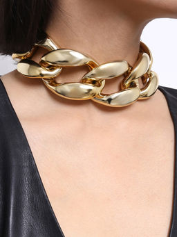 Joker and Witch - Big Time Chunky Chain Gold Choker