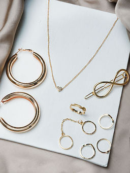 Joker and Witch - Joker & Witch Golden Sunset Jewellery Set For Women