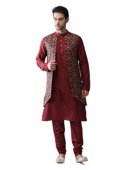 KISAH - Men Multi Kurta Jacket (set Of 3)