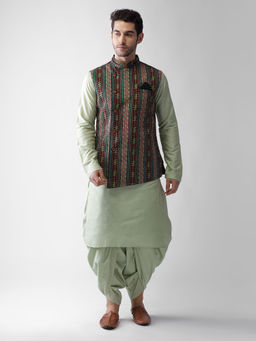 KISAH - Men Multi Kurta Jacket (set Of 3)