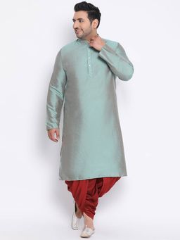 KISAH PLUS - Teal Solid Kurta