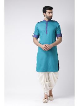 KISAH - Blue Solid Kurta