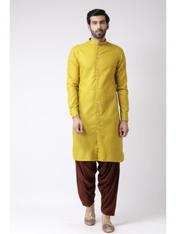 KISAH - Mustard Solid Kurta