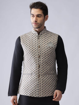 KISAH - Men Grey Nehru Jacket