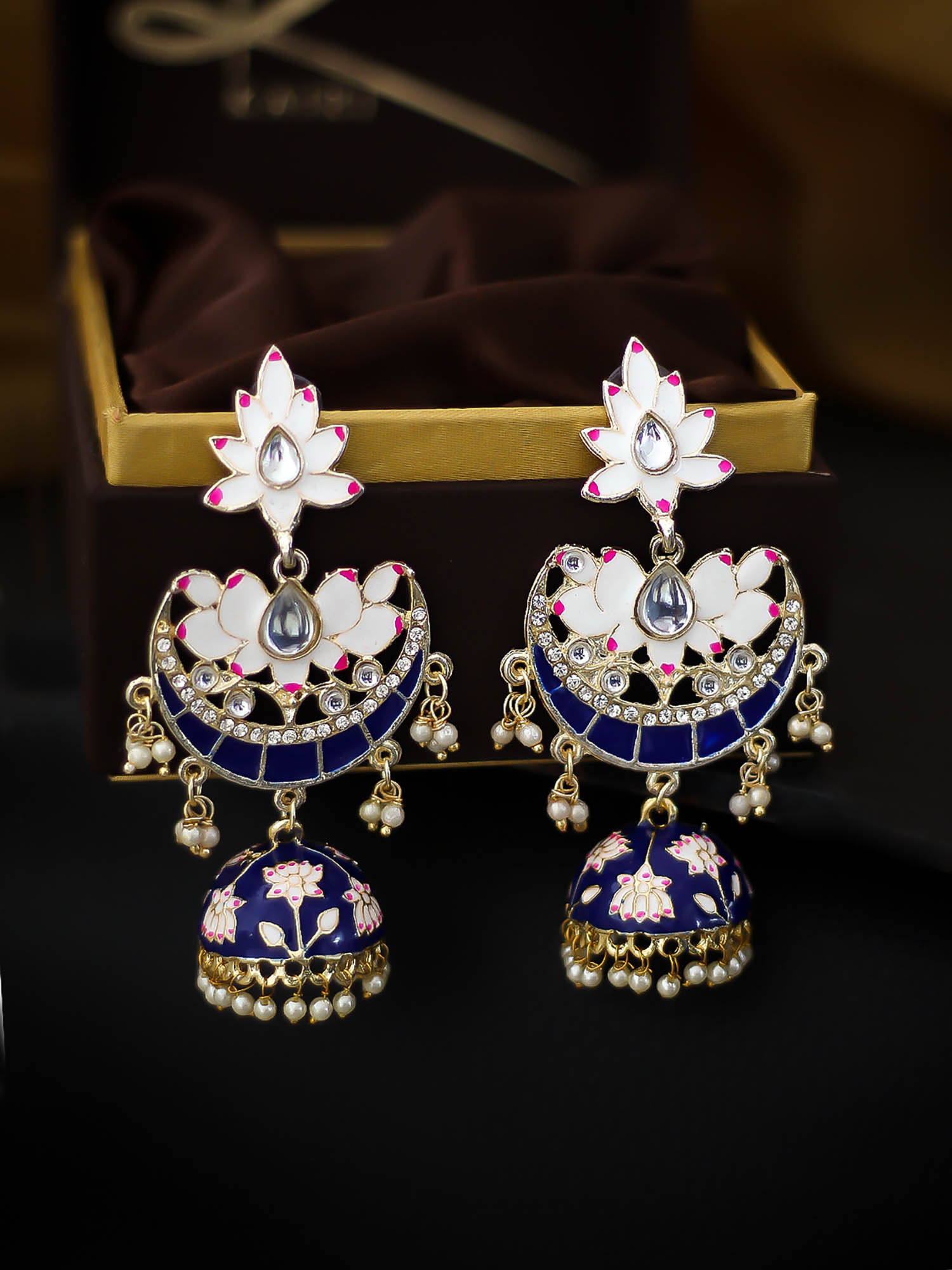 Kairi Earrings Buy Kairi Blue Nalini Ethnic Chandbalis Online Nykaa Fashion *all our fashion jewelry are hypoallergenic and made with. nykaa fashion