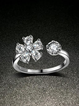 Karatcart - Silver Mixed Metal Ring