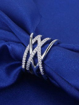 Karatcart - Silver Mixed Metal Ring