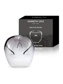 Kenneth Cole - Goggle-Style Unisex Face Shield Mask with 180° Safety Coverage - Grey (Pack of 1)