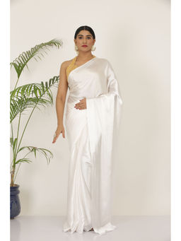 Kaanchie Nanggia - Satin Saree with Unstitched Blouse