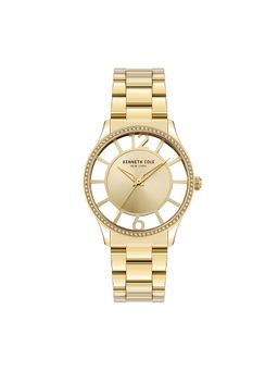 Kenneth Cole - NEW YORK KCWLG2105602LD Gold Dial Analog watch for Women