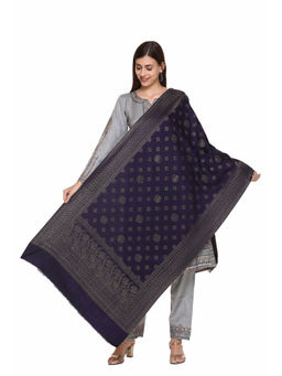 Kidar - Woven Design Unstitched Acrylic Wool Blend Dress Material