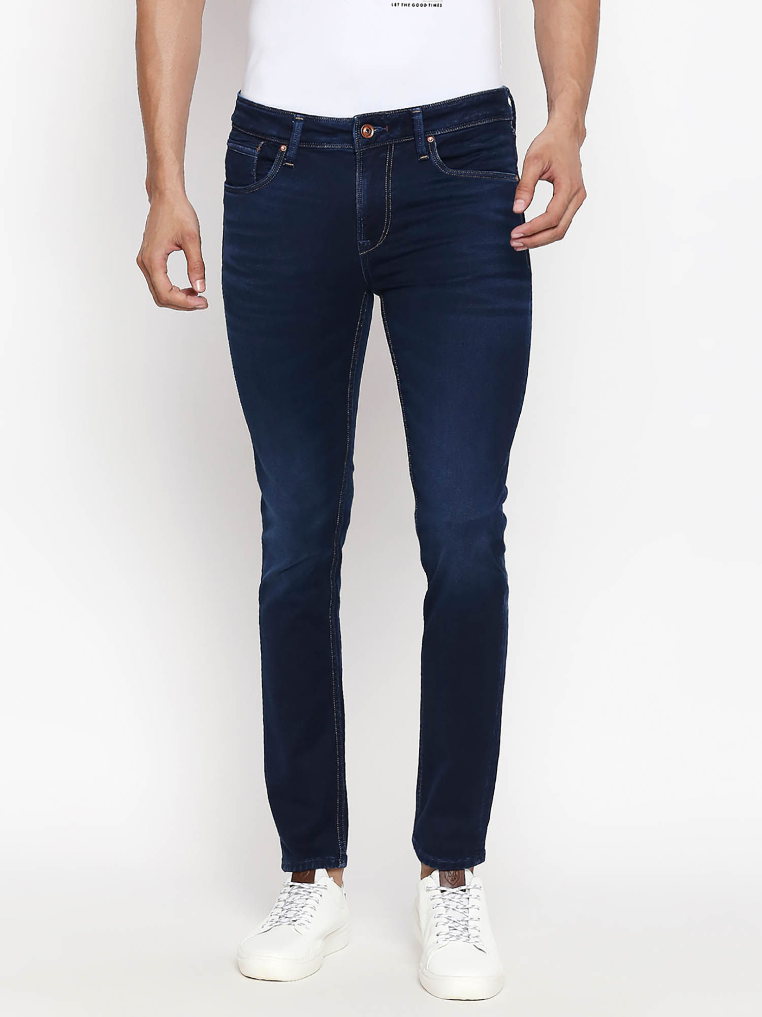 Buy Killer Blue Solid Jeans Online 