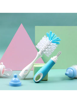 Kicks and Crawl - Smart and Clean Bottle Brush - Blue