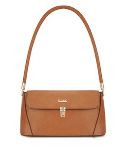 KLEIO - Structured PU Leather Short Handle Handbag For Women (HO9020KL-TA)(TAN)