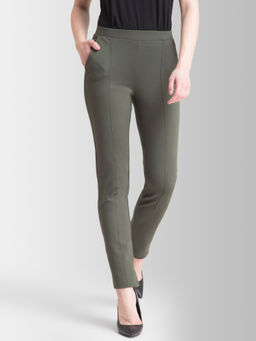 FABLE STREET - Olive Solid Pant