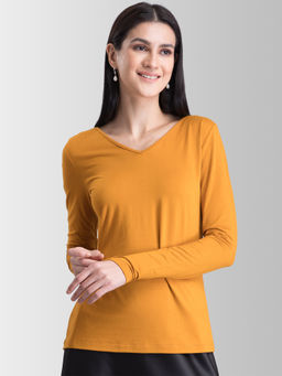 Fable Street - Mustard Solid T-Shirt