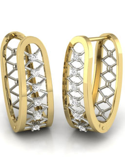 KuberBox - 14K Amaya Hoop Earrings for Women Girls