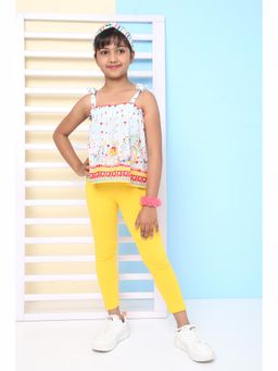 Biba - White Cotton Short Top